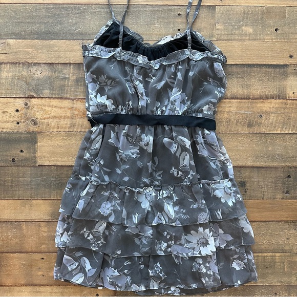 American Eagle Floral Chiffon Ruffle Dress - Picture 2 of 6